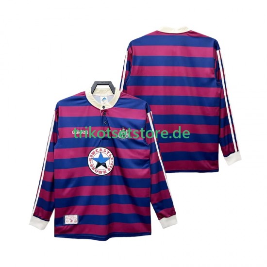 Newcastle United Retro 1995 1997 Herren Trikot Auswärts Langarm