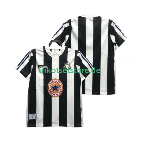 Newcastle United Retro 1995 1997 Herren Trikot Heim Kurzarm