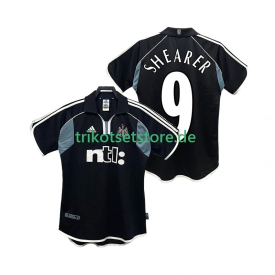 Newcastle United SHEARER 9 Retro 2000 2001 Herren Trikot Auswärts Kurzarm