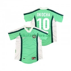 Nigeria OKOCHA 10 Retro 1998 Herren Trikot Heim Kurzarm