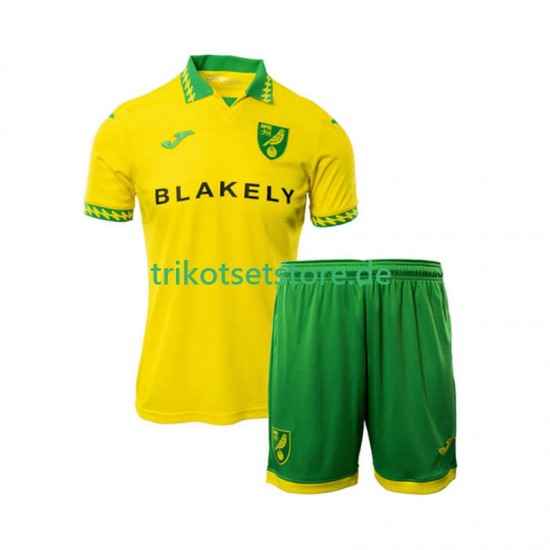 Norwich City 2025-2026 Kinder Trikotset Heim Kurzarm