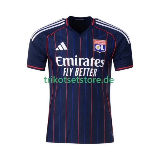 Olympique Lyon 2025-2026 Herren Trikot Auswärts Kurzarm