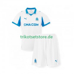 Olympique Marseille 2025-2026 Kinder Trikotset Heim Kurzarm
