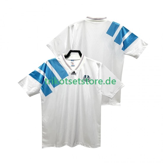 Olympique Marseille Retro 1992 1993 Herren Trikot Heim Kurzarm