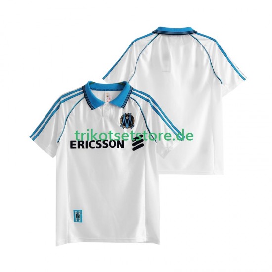Olympique Marseille Retro 1998 1999 Herren Trikot Heim Kurzarm