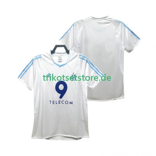 Olympique Marseille Retro 2002 2003 Herren Trikot Heim Kurzarm