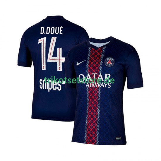 Paris Saint-Germain Desire Doue 14 2025-2026 Herren Trikot Heim Kurzarm