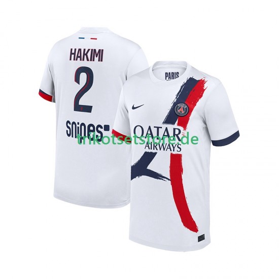 Paris Saint-Germain Hakimi 2 2025-2026 Herren Trikot Auswärts Kurzarm