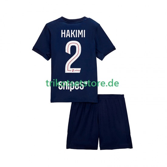 Paris Saint-Germain Hakimi 2 2025-2026 Kinder Trikotset Heim Kurzarm