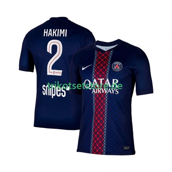Paris Saint-Germain Hakimi 2 2025-2026 Herren Trikot Heim Kurzarm