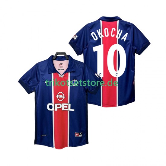 Paris Saint-Germain OKOCHA 10 Retro 1998 1999 Herren Trikot Heim Kurzarm