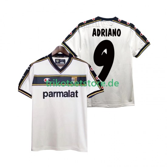 Parma ADRIANO 9 Retro 2002 2003 Herren Trikot Auswärts Kurzarm