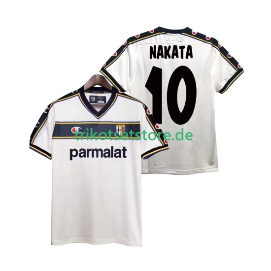 Parma NAKATA 10 Retro 2002 2003 Herren Trikot Auswärts Kurzarm