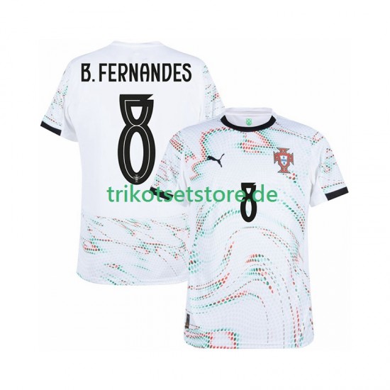 Portugal Bruno Fernandes 8 2025-2026 Herren Trikot Auswärts Kurzarm