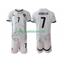 Portugal Cristiano Ronaldo 7 2025 Kinder Trikotset Auswärts Kurzarm