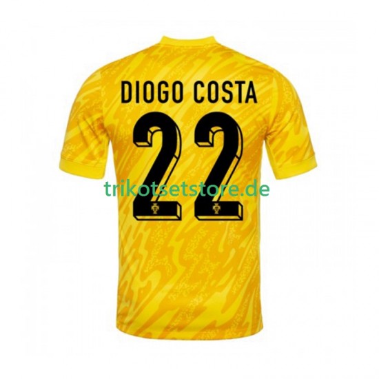 Portugal Torwart Diogo Costa 22 2024 Herren Trikot Heim Kurzarm
