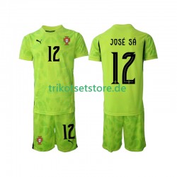 Portugal Torwart Jose Sa 12 2025 Kinder Trikotset Heim Kurzarm