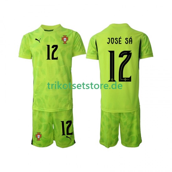 Portugal Torwart Jose Sa 12 2025 Kinder Trikotset Heim Kurzarm