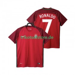 Portugal RONALDO 7 Retro 2016 Herren Trikot Heim Kurzarm