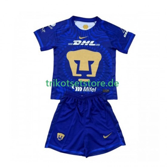 UNAM Pumas 2025-2026 Kinder Trikotset Auswärts Kurzarm
