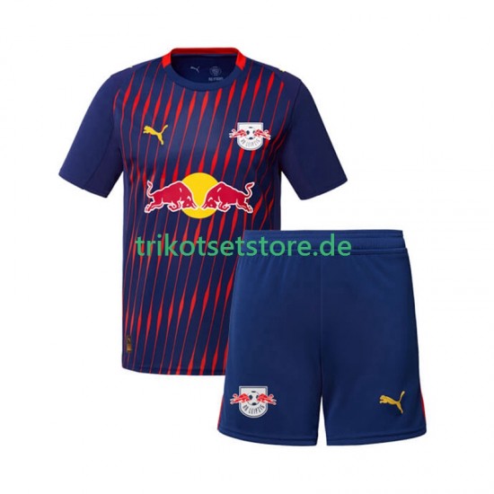 RB Leipzig 2025-2026 Kinder Trikotset Auswärts Kurzarm
