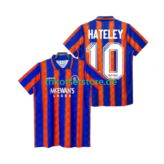 Rangers HATELEY 10 Retro 1993 1994 Herren Trikot Auswärts Kurzarm