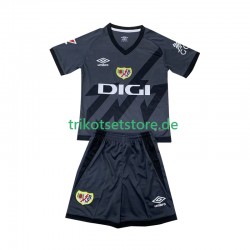 Rayo Vallecano 2024-2025 Kinder Trikotset Ausweich Kurzarm