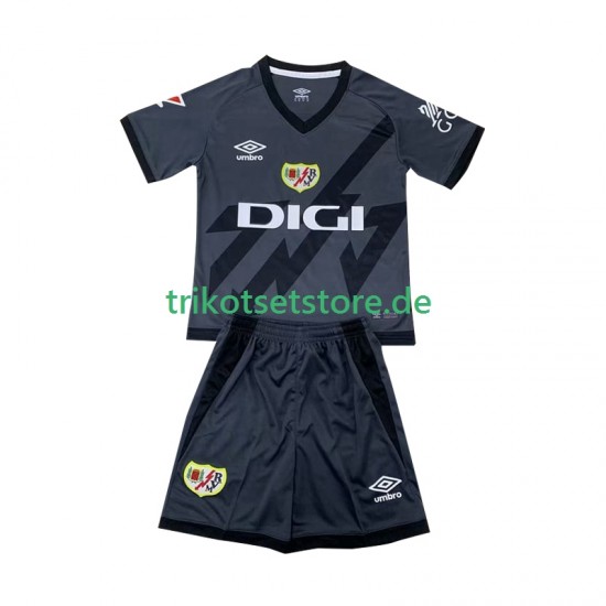 Rayo Vallecano 2024-2025 Kinder Trikotset Ausweich Kurzarm