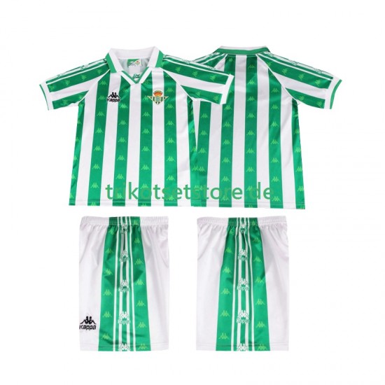 Betis Sevilla Retro 1996 1997 Kinder Trikotset Heim Kurzarm