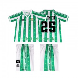 Betis Sevilla FINIDI 25 Retro 1996 1997 Kinder Trikotset Heim Kurzarm