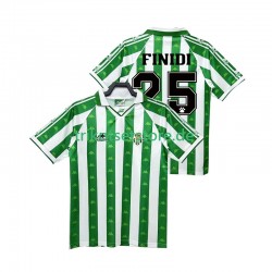 Betis Sevilla FINIDI 25 Retro 1996 1997 Herren Trikot Heim Kurzarm