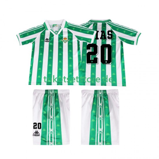 Betis Sevilla Tomas Olias 20 Retro 1996 1997 Kinder Trikotset Heim Kurzarm