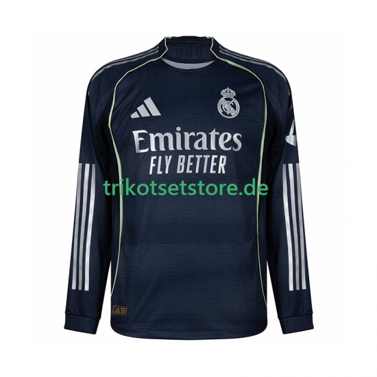 Real Madrid 2025-2026 Herren Trikot Auswärts Langarm