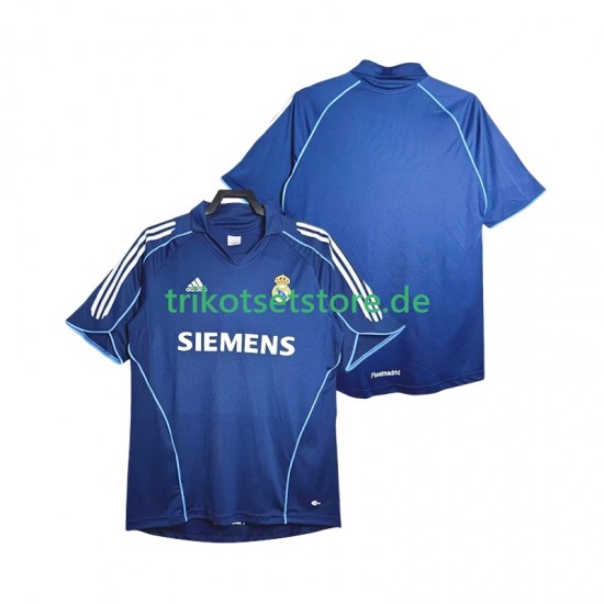 Real Madrid Retro 2005 2006 Herren Trikot Auswärts Kurzarm