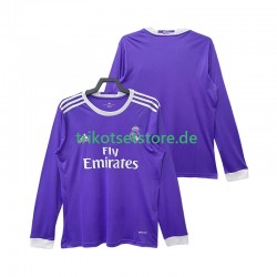 Real Madrid Retro 2016 2017 Herren Trikot Auswärts Langarm
