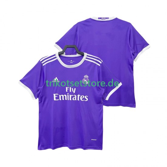Real Madrid Retro 2016 2017 Herren Trikot Auswärts Kurzarm