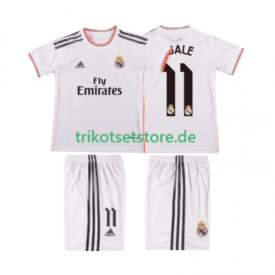 Real Madrid BALE 11 Retro 2013 2014 Kinder Trikotset Heim Kurzarm