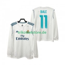 Real Madrid BALE 11 Retro 2017 2018 Herren Trikot Heim Langarm