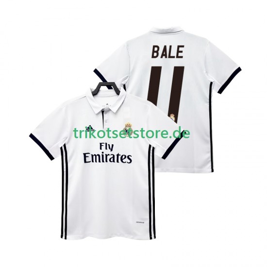 Real Madrid BALE 11 Retro 2017 2018 Herren Trikot Heim Kurzarm