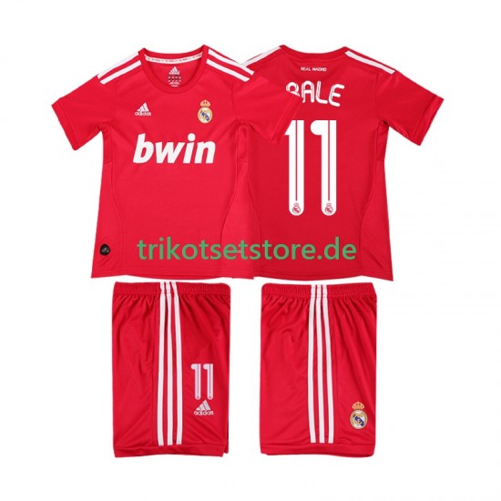 Real Madrid BALE 11 Retro 2011 2012 Kinder Trikotset Ausweich Kurzarm