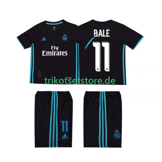 Real Madrid Bale 11 Retro 2017 2018 Kinder Trikotset Auswärts Kurzarm