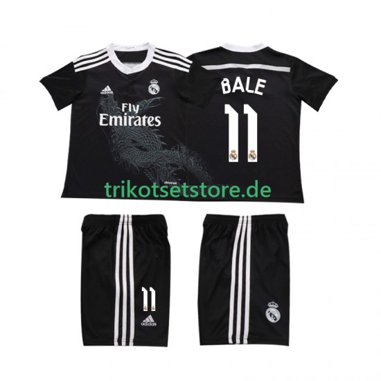 Real Madrid Bale 11 Retro 2014 Kinder Trikotset Ausweich Kurzarm