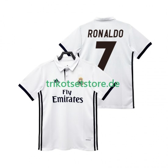 Real Madrid CRISTIANO RONALDO 7 Retro 2017 2018 Herren Trikot Heim Kurzarm