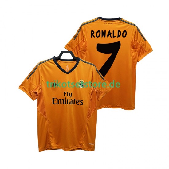 Real Madrid CRISTIANO RONALDO 7 Retro 2013 2014 Herren Trikot Ausweich Kurzarm