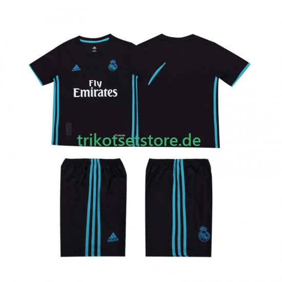 Real Madrid Retro 2017 2018 Kinder Trikotset Auswärts Kurzarm