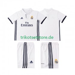 Real Madrid Retro 2016 2017 Kinder Trikotset Heim Kurzarm