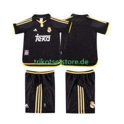 Real Madrid Retro 1999 2001 Kinder Trikotset Auswärts Kurzarm