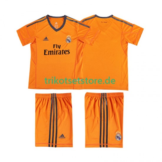 Real Madrid Retro 2013 2014 Kinder Trikotset Ausweich Kurzarm