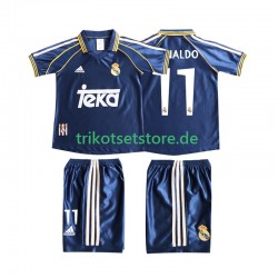 Real Madrid Cristiano Ronaldo 11 Retro 1998 1999 Kinder Trikotset Ausweich Kurzarm