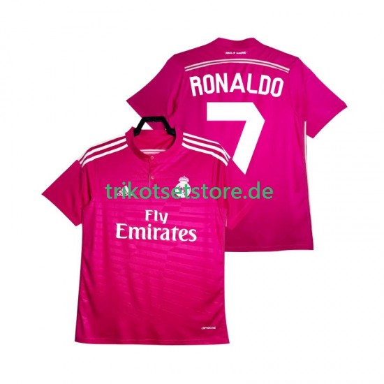 Real Madrid Cristiano Ronaldo 7 Retro 2014 2015 Herren Trikot Auswärts Kurzarm